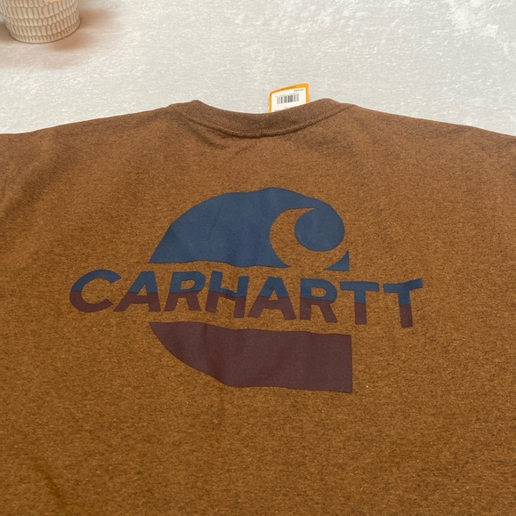 CARHARTT NWT Size 2XL Short Sleeve One Pocket T-shirt - Picture 3 of 8